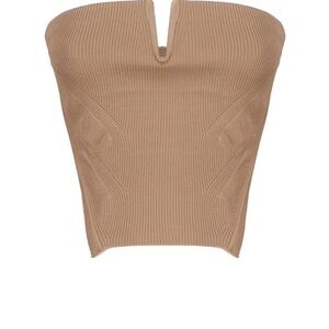 Dion Lee Angled ribbed strapless Bustier Corset Top NWT